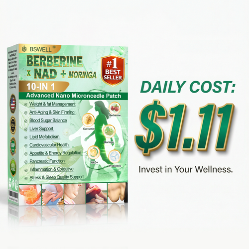 𝐁𝐒𝐖𝐄𝐋𝐋® 𝐌𝐨𝐫𝐢𝐧𝐠𝐚· 𝐁𝐞𝐫𝐛𝐞𝐫𝐢𝐧𝐞 × 𝐍𝐀𝐃+ 𝟏𝟎-𝐢𝐧-𝟏 𝐀𝐝𝐯𝐚𝐧𝐜𝐞𝐝 𝐍𝐚𝐧𝐨 𝐌𝐢𝐜𝐫𝐨𝐧𝐞𝐞𝐝𝐥𝐞 𝐒𝐥𝐢𝐦𝐦𝐢𝐧𝐠 𝐏𝐚𝐭𝐜𝐡 - 𝐎𝐧𝐜𝐞 𝐃𝐚𝐢𝐥𝐲, 𝐕𝐢𝐬𝐢𝐛𝐥𝐞 𝐑𝐞𝐬𝐮𝐥𝐭𝐬 𝐢𝐧 𝟕 𝐃𝐚𝐲𝐬 (𝐨𝐛𝐞𝐬𝐢𝐭𝐲, 𝐥𝐨𝐨𝐬𝐞𝐬𝐤𝐢𝐧 ,𝐝𝐢𝐚𝐛𝐞𝐭𝐞𝐬, 𝐬𝐥𝐞𝐞𝐩 𝐚𝐩𝐧𝐞𝐚, 𝐣𝐨𝐢𝐧𝐭 𝐢𝐬𝐬𝐮𝐞𝐬, 𝐚𝐧𝐝 𝐦𝐨𝐫𝐞)